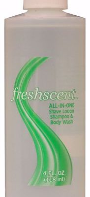 Shampoo/Shave Gel/Body Wash 4 oz. (3 in 1) (60/pack)