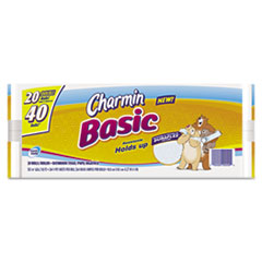C-CHARMIN BASIC 1PLY DBL RL T/T 264SH WHI 20