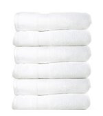 Budget Graded Bath Towels in White