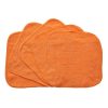 Budget Graded Orange Washcloths