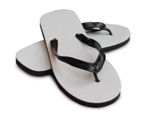 Flip Flop V Thong “Zories” Shower Shoes | Black