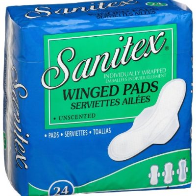 Sanitex, Winged, Regular/Unscented/Medium