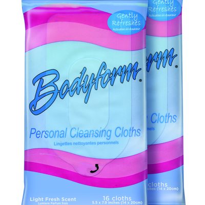 Bodyform, Personal Cleansing Wipes (384/cs)
