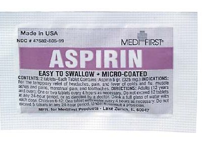 Asprin, Generic Single Dose Packet