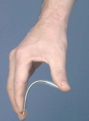 Maximum Security Clear Flexible Pen BLUE