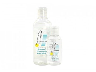 Shampoo, Shave Gel, Body Wash 2oz.