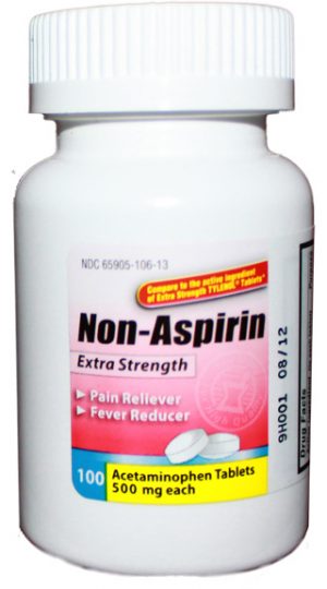 Acetaminophen Tablets, 500mg, 100/bt(NBE Tylenol)