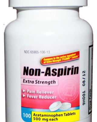Acetaminophen Tablets, 500mg, 100/bt(NBE Tylenol)