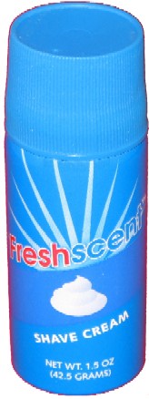 Aerosol Shave Cream (Alcohol Free) 1.5 oz. (144/pack)