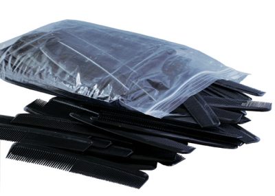 7" Black Comb - $0.04 each (1440/cs)