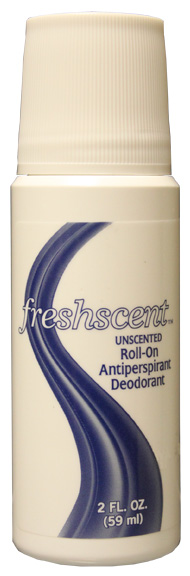 2 oz. Anti-Perspirant Unscented Roll-On Deodorant(alcohol free) (96/cs)