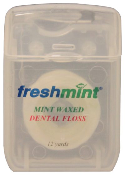 Mint Waxed Dental Floss 12 Yards