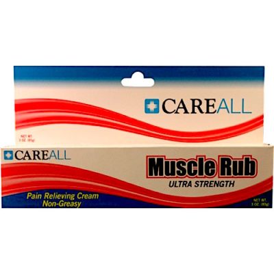 3oz Muscle Rub (10% Menthol, 15% Methyl Salicylate) $2.50 ea (72/cs)