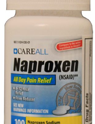Naproxen Caplets 220mg, 100/bt(NBE Aleve)