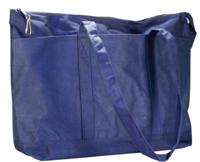 NAVY CANVAS DIAPER BAG