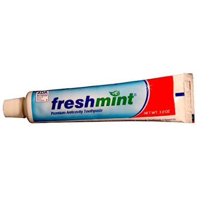 3.0 oz ADA Approved Freshmint Premium Anticavity Toothpaste (72/cs)