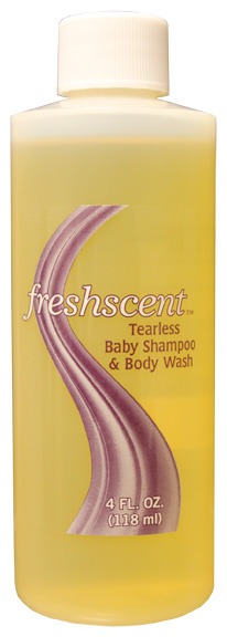 Tearless Baby Shampoo & Body Wash 4 oz. $0.56 each (60/cs)