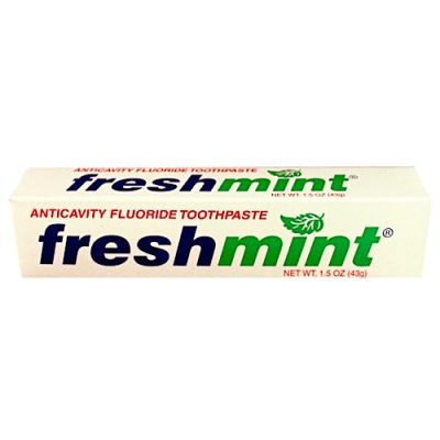 1.5 oz. Freshmint Fluoride Toothpaste, individual box (144cs)