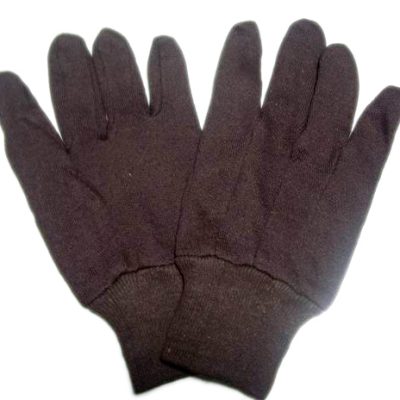 Brown Jersey Clute Cut, Knit Wrist