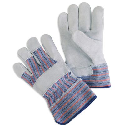 A/B Grade Gunn Leather Rubberized Safety Cuff Gloves