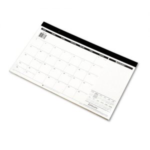 Compact Desk Pad, 17 3/4 x 10 7/8, White, 2015