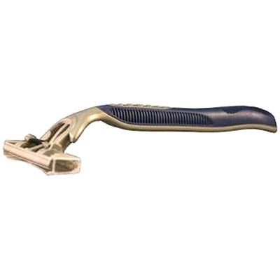 Triple Blade Razor with Lubricating Strip (Blue Handle) (500/pack)