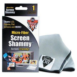 Flat Screen Dry Shammy, 12 1/2 x 12, Canister