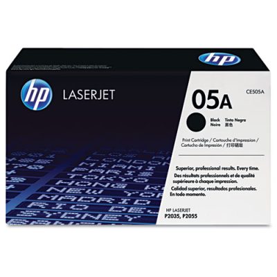 HP 05A, (CE505A) Black Original LaserJet Toner Cartridge