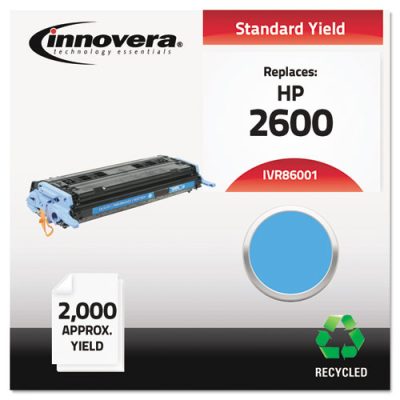 Remanufactured Q6001A (124A) Laser Toner, 2000 Yield, Cyan
