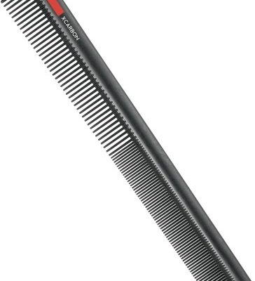 Hair Styling Comb | Swiss Carbon X’ Combs Large Cutting 902.020 21 cm. | Valera Styling Product