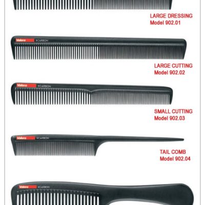 Hair Styling Comb | Swiss Carbon X’ Combs with Handle 902.05 | Valera Styling Product