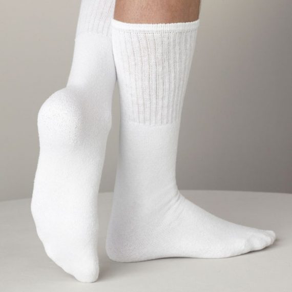 White Tube Socks InStock Supplies