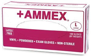 Ammex Powdered Vinyl Gloves