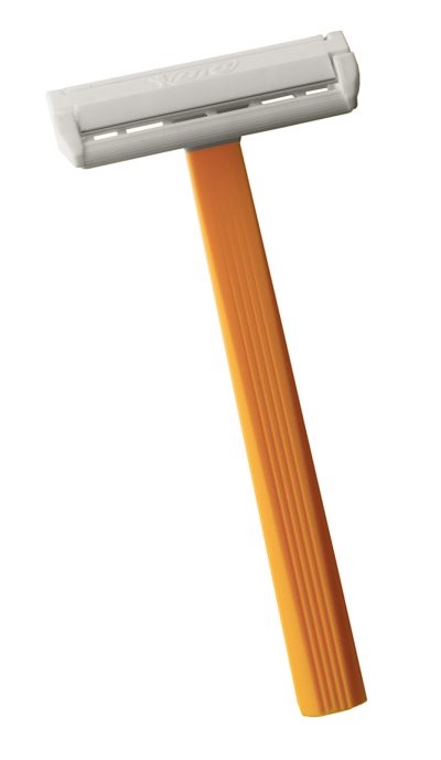 BIC RAZOR – SINGLE BLADE, CLEAR CAP