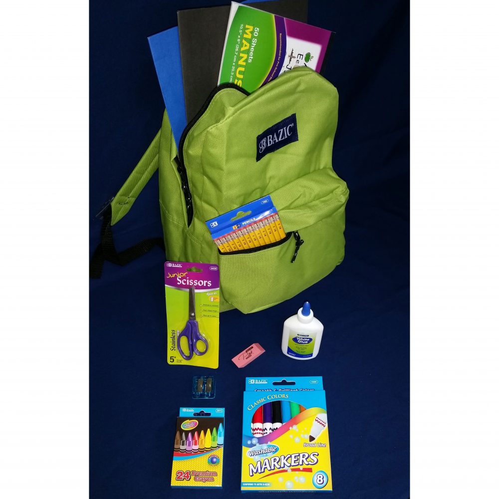 Basic Elementary Kit with 16″ Standard Backpack InStock Supplies