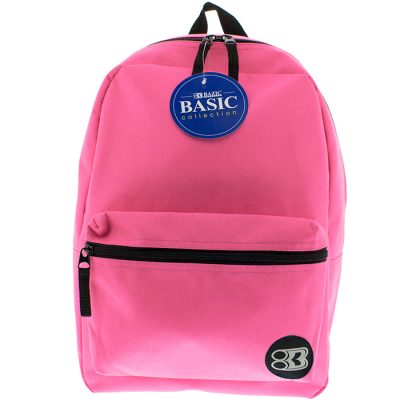16″ Fuchsia Basic Backpack
