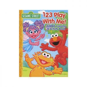 SESAME STREET 123 Play With Me Jumbo Coloring & Activity Book (48/pack)