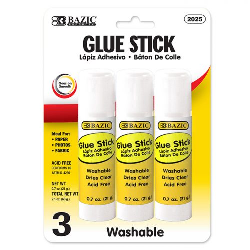 Large Glue Stick 21g / 0.7 Oz (3/Pack) InStock Supplies
