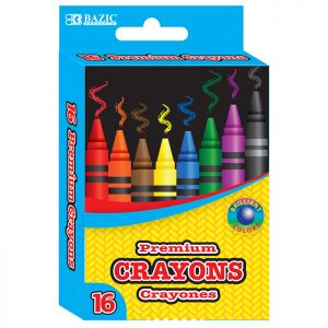 16 Color Premium Crayons  (16/Pack)