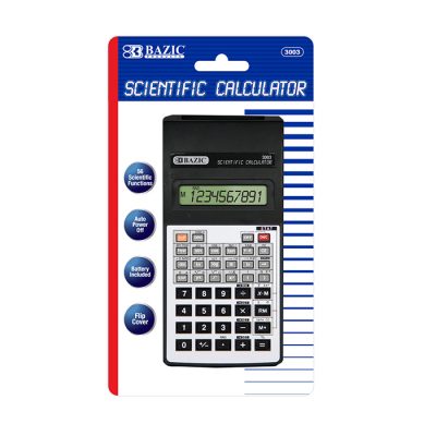 56 Function Scientific Calculator w/ Flip Cover (12/pack)