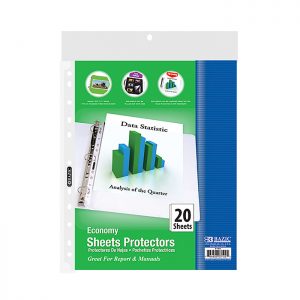 Top Loading Sheet Protectors Economy Weight (20/Pack)