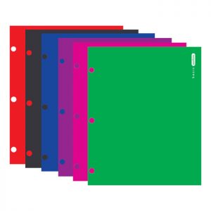 Laminated Bright Glossy Color 2-Pockets Portfolios (48/Pack)