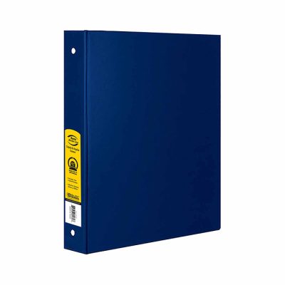 1.5″ Blue 3-Ring Binder w/ 2-Pockets (12/Cs)