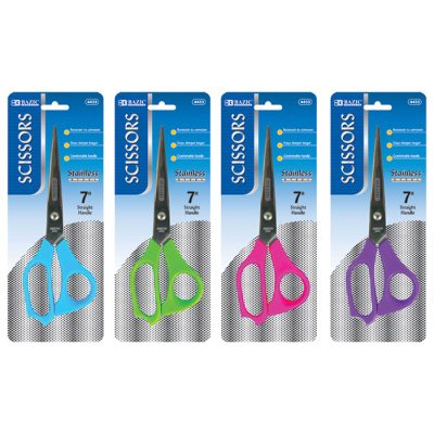 7″ Stainless Steel Scissors (24/pack)