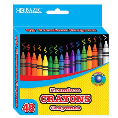 48 Color Premium Crayons (48/Pack)