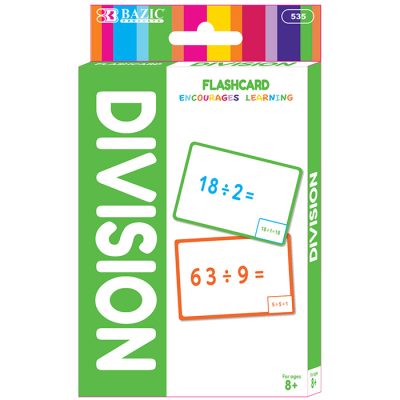 Division Flash Cards