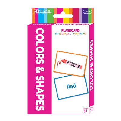 Colors & Shapes Preschool Flash Cards