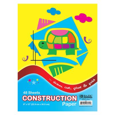 9″ X 12″ Construction Paper (48/pack)