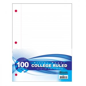 Filler Paper C/R 100 Ct. (36/pack)