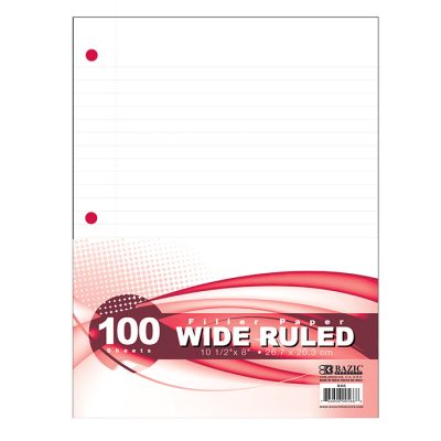 Filler Paper W/R 100 Ct. $0.96 ea (36/Cs)
